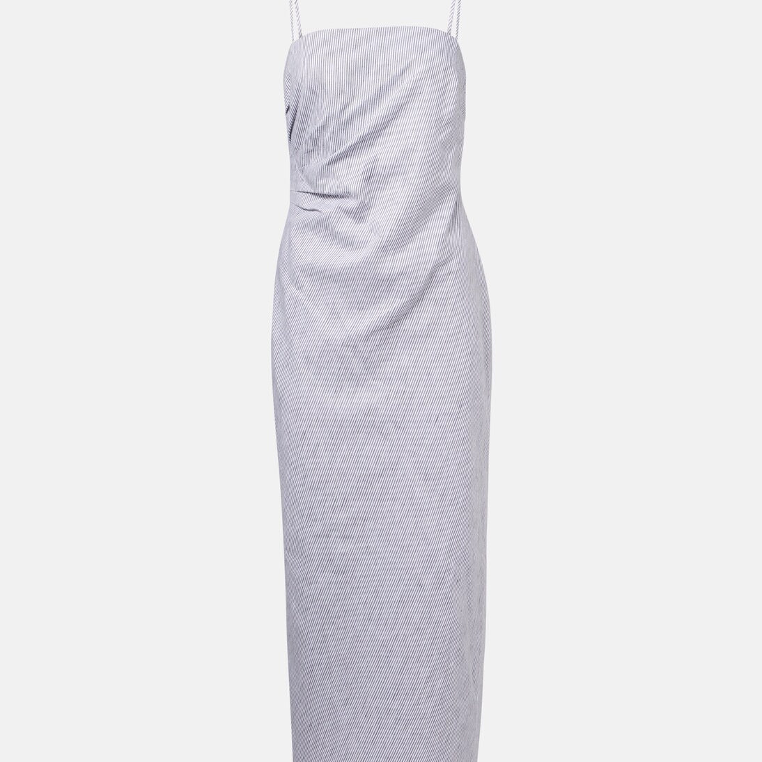 Vince - Cotton and linen midi dress