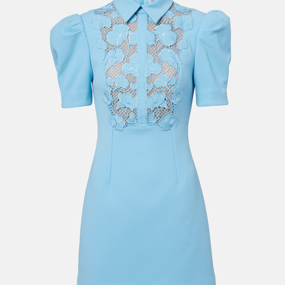 Rebecca Vallance - Skye lace-trimmed crêpe minidress