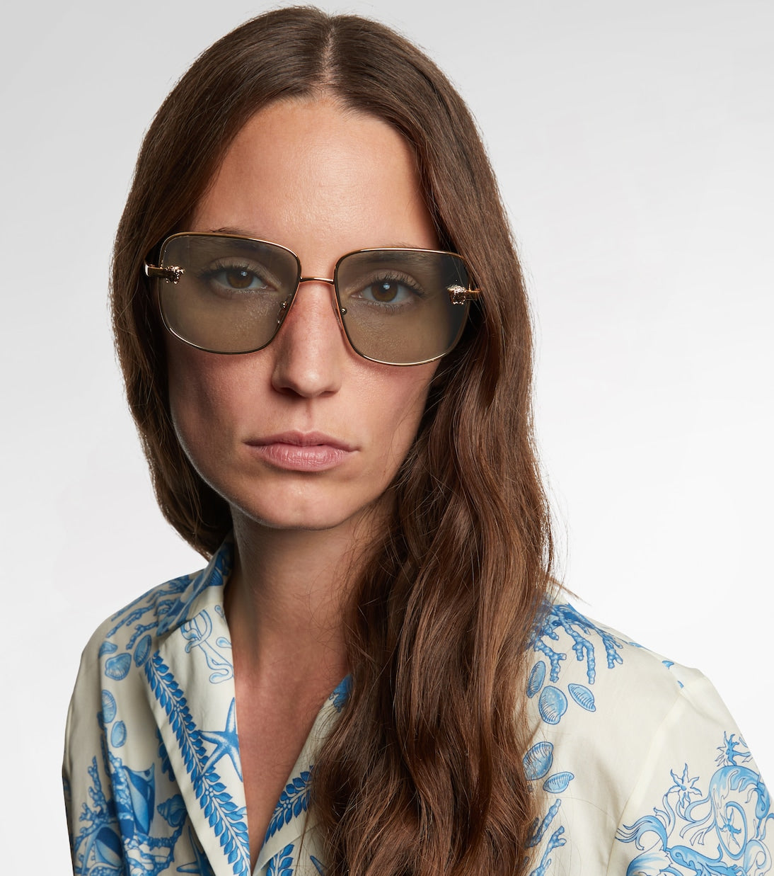 Versace - Medusa square sunglasses