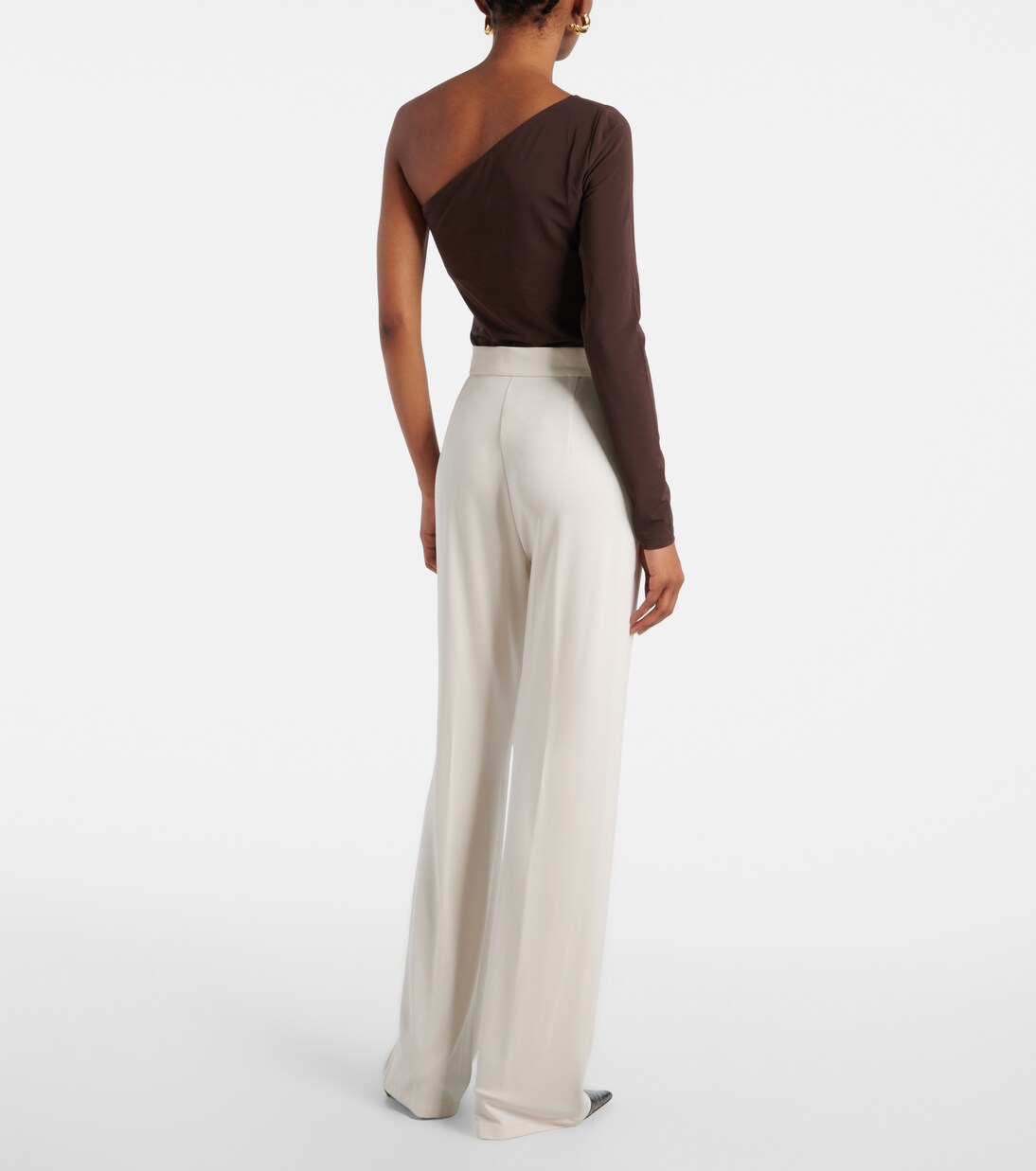 Max Mara - Dinda high-rise jersey straight pants