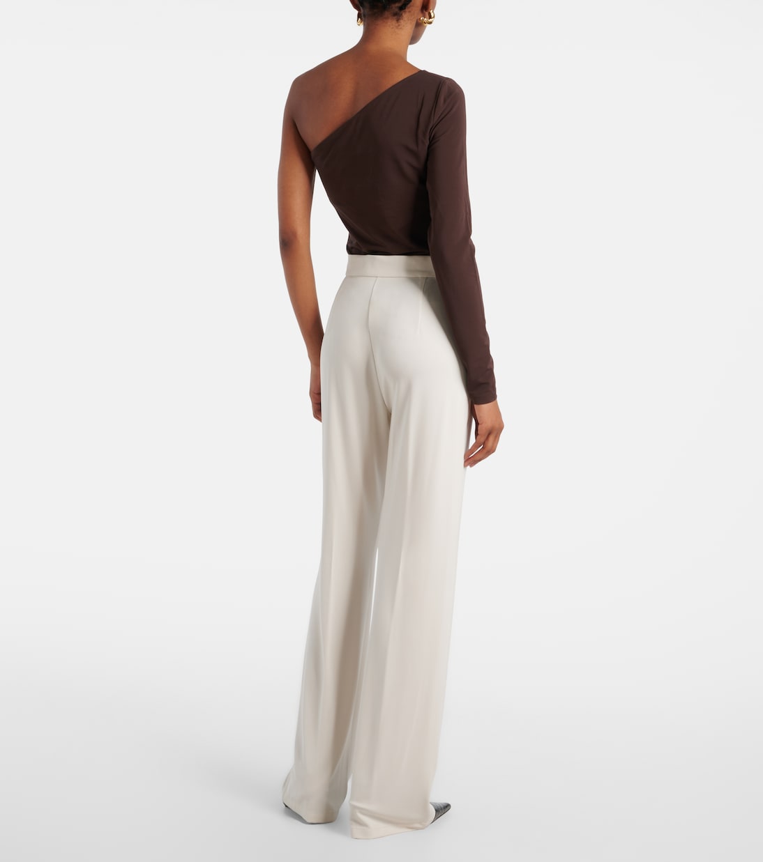 Max Mara - Dinda high-rise jersey straight pants