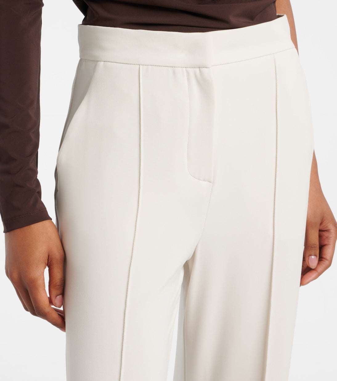 Max Mara - Dinda high-rise jersey straight pants