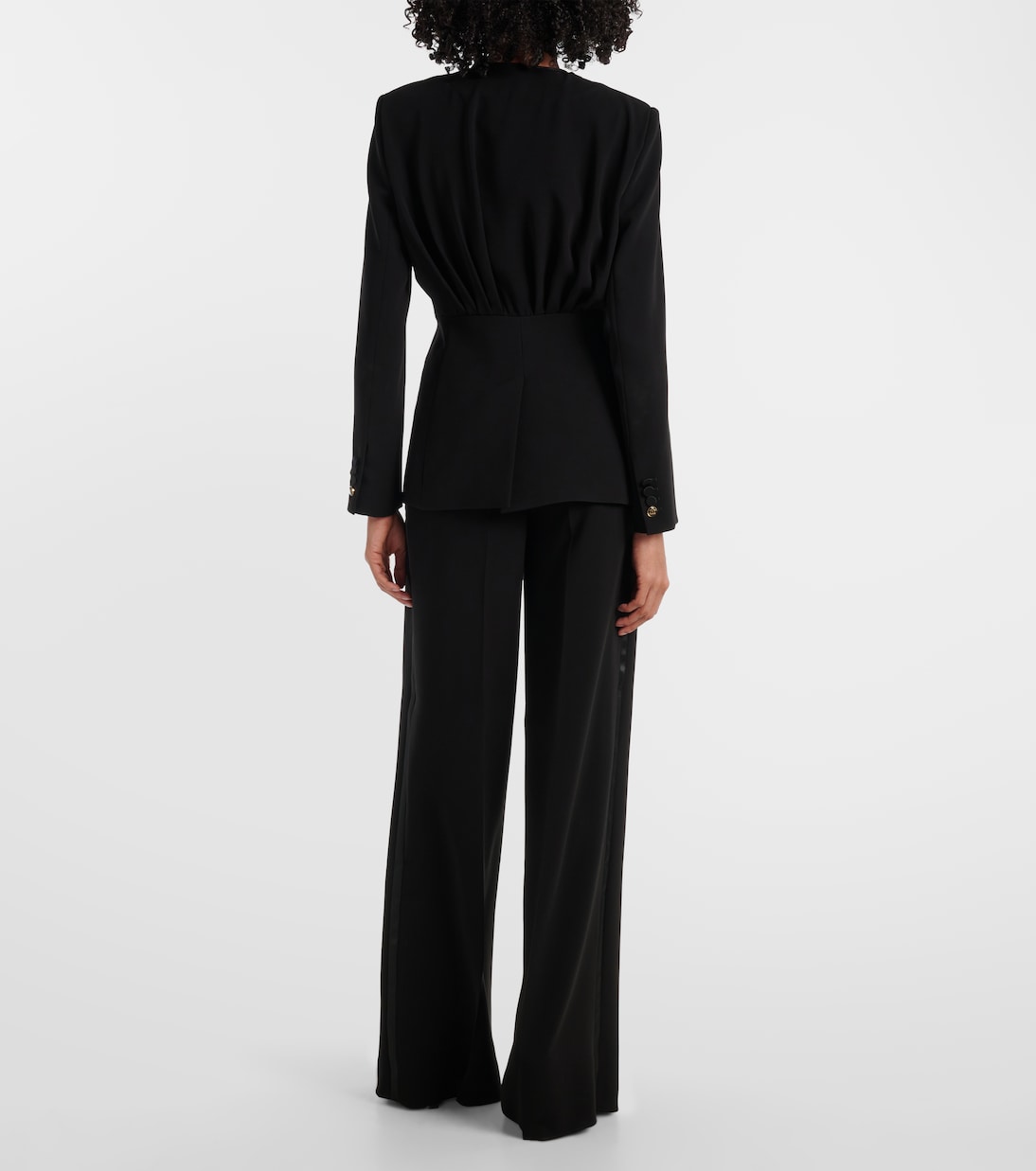 Max Mara - Gradi draped crêpe jacket