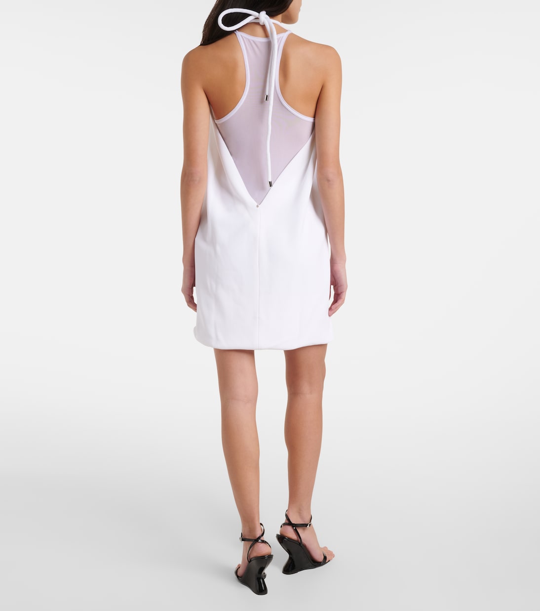 Sportmax - Arizona draped halterneck minidress