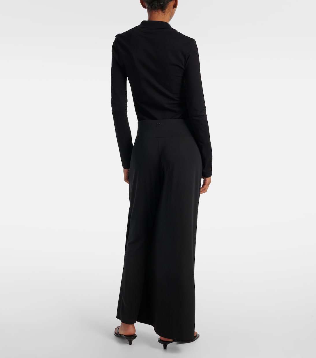 Courrèges - Infinity draped wide-leg pants