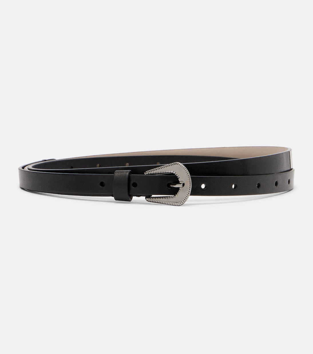 Brunello Cucinelli - Slim leather belt