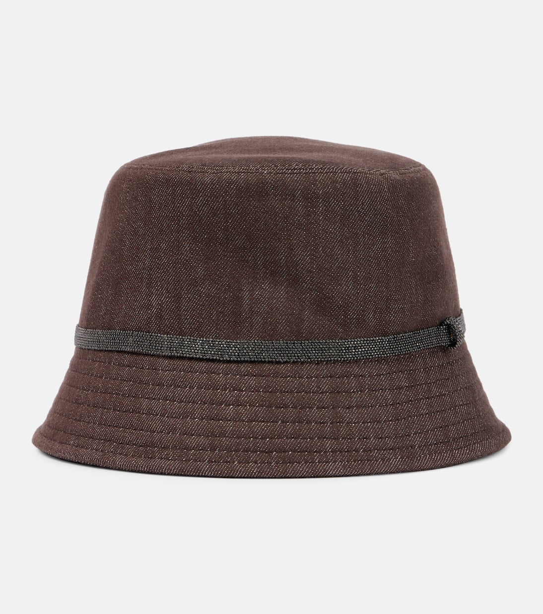 Brunello Cucinelli - Monili denim bucket hat