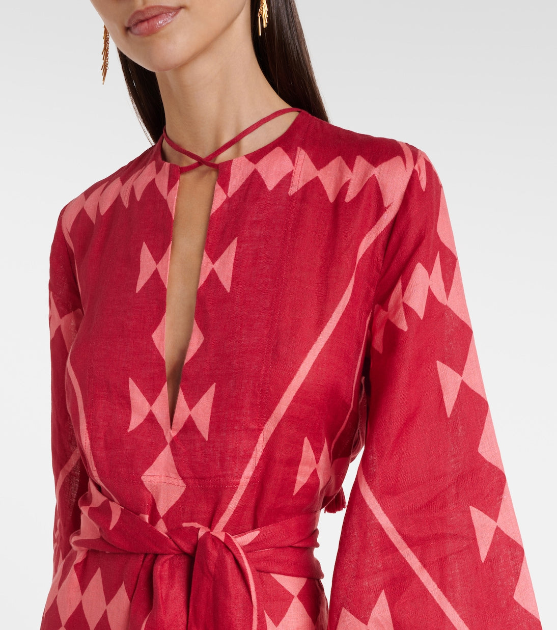 Johanna Ortiz - Printed linen maxi dress