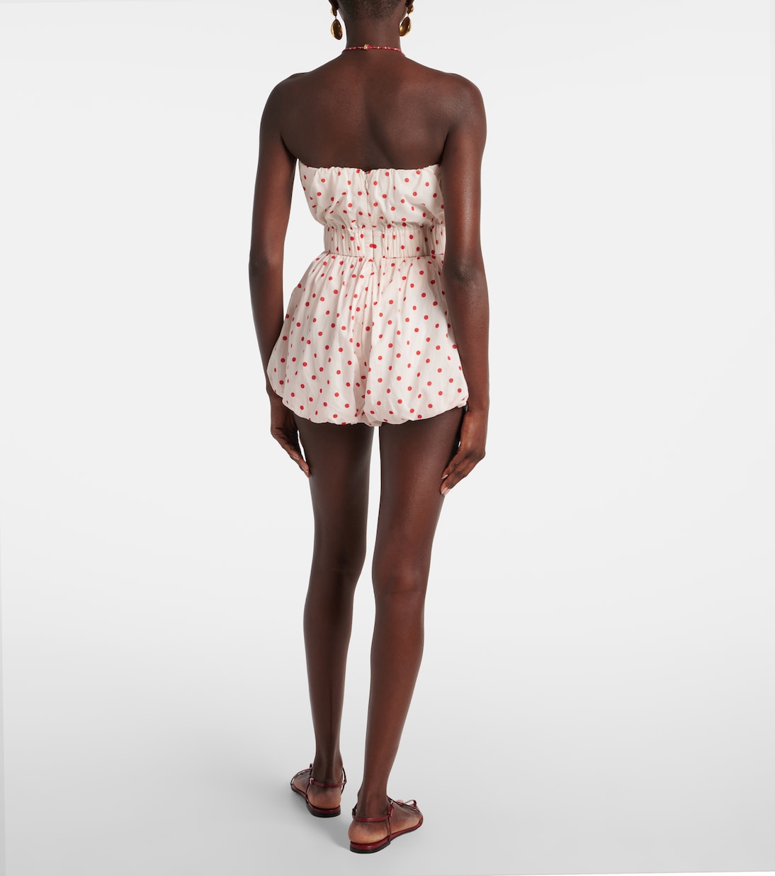 Posse - Aurelia polka-dot shorts