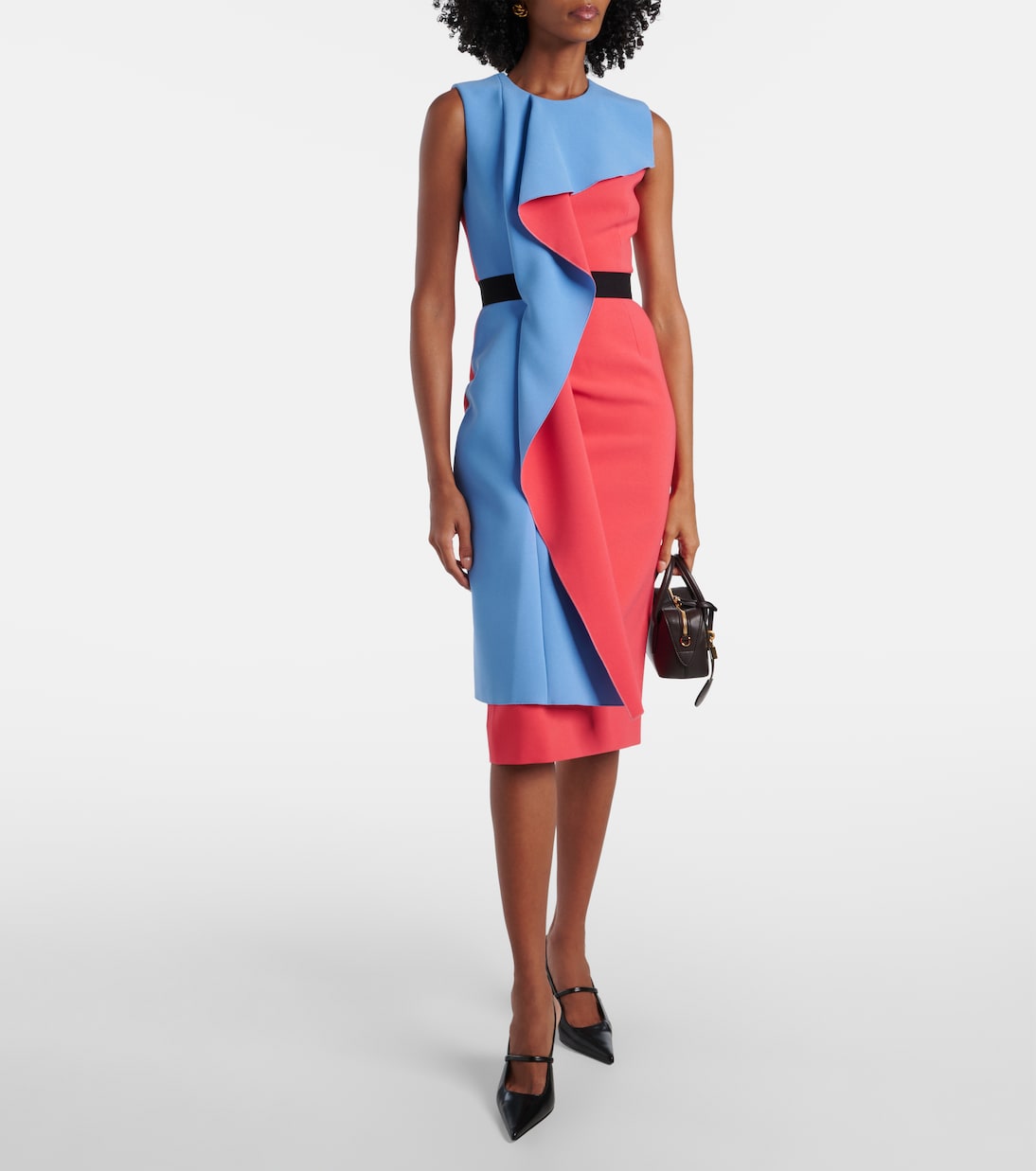 Roksanda - Pembrook draped crêpe cocktail dress