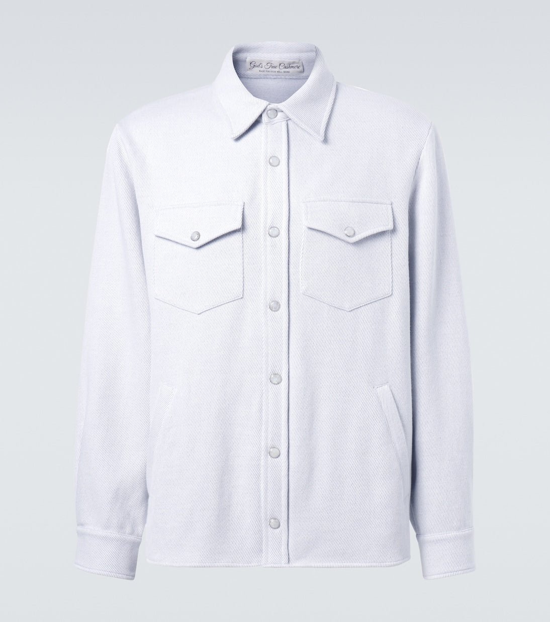 God's True Cashmere - Explorer cashmere and cotton denim jacket