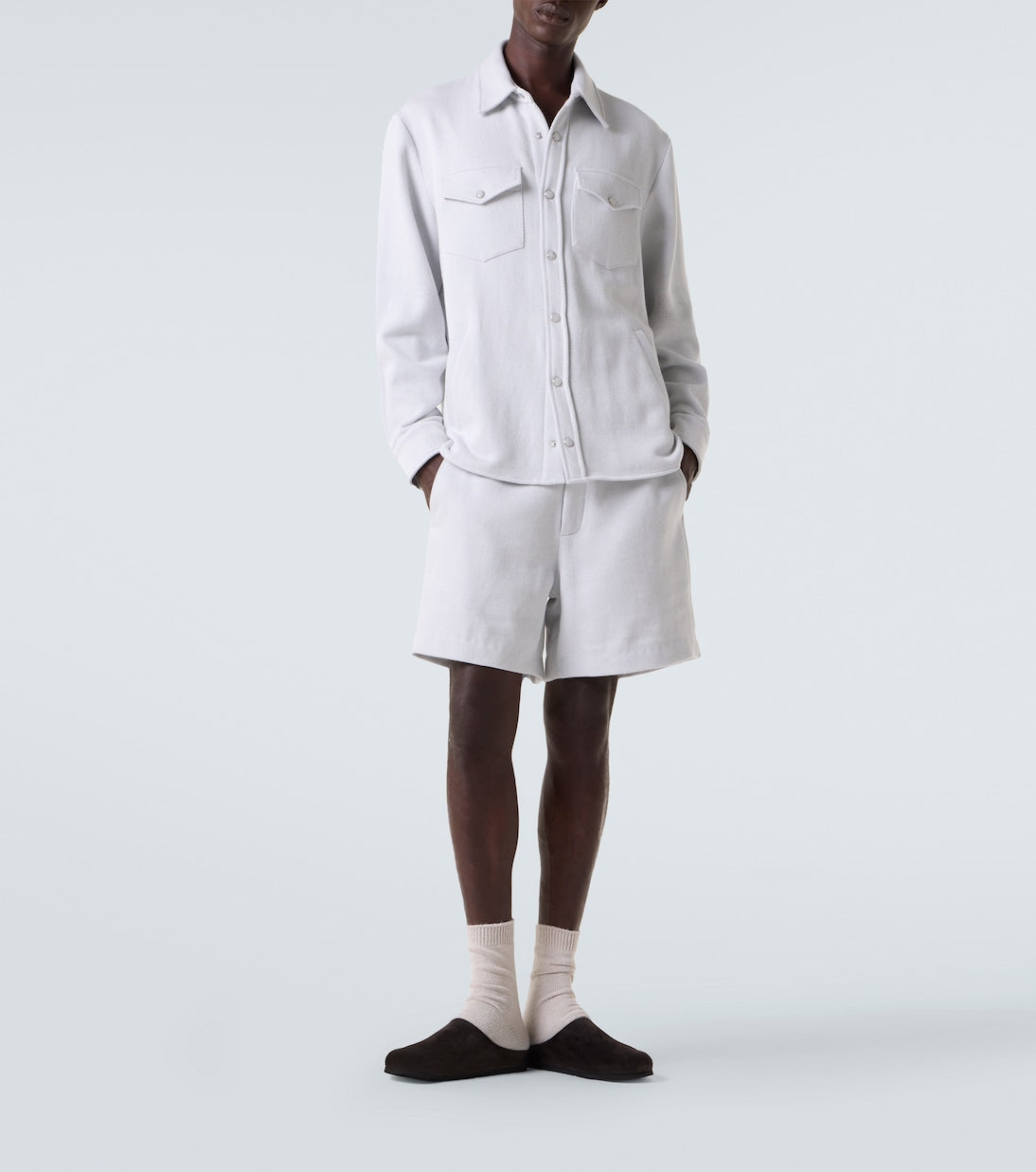 God's True Cashmere - Explorer cashmere and cotton denim jacket