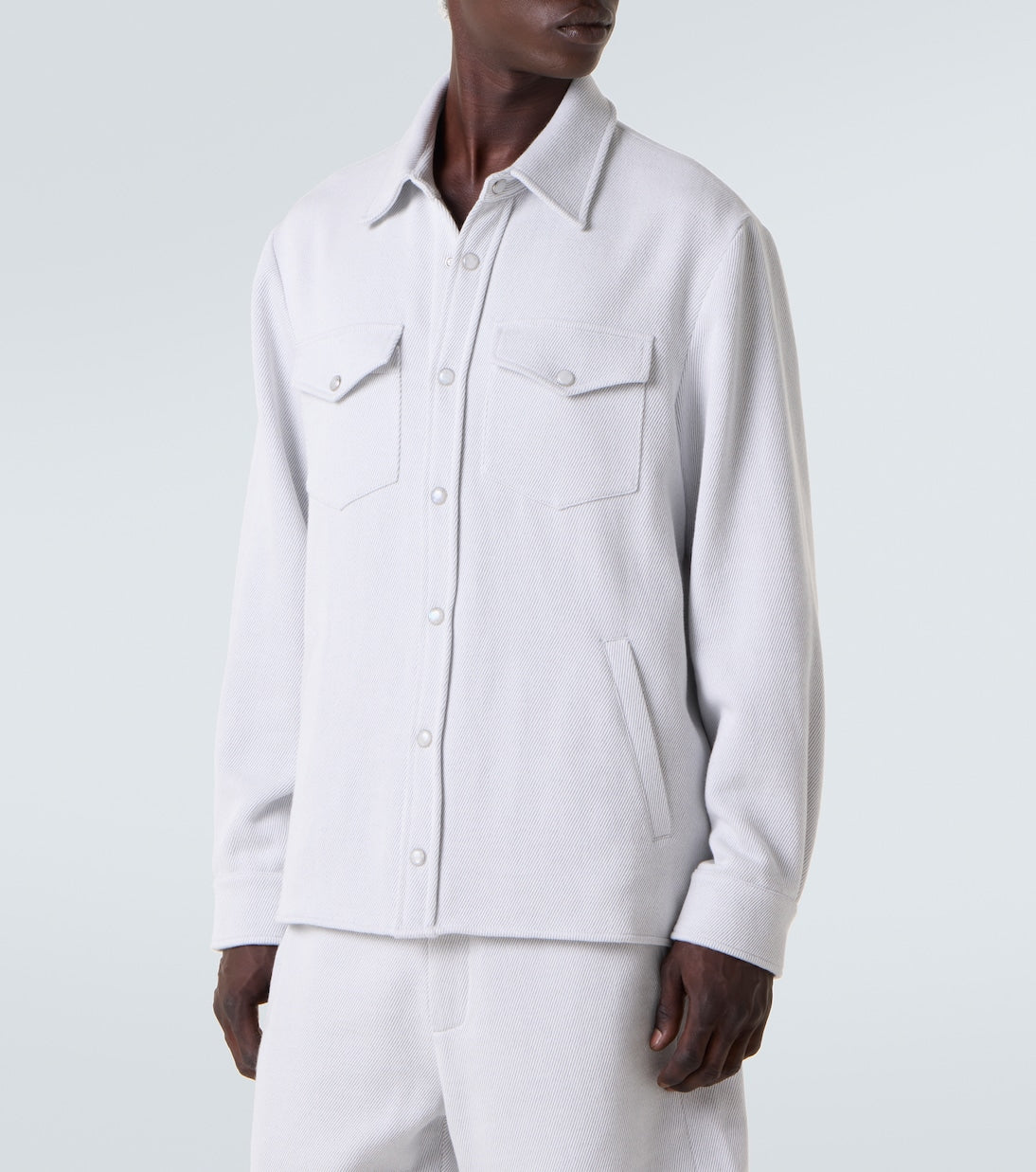God's True Cashmere - Explorer cashmere and cotton denim jacket