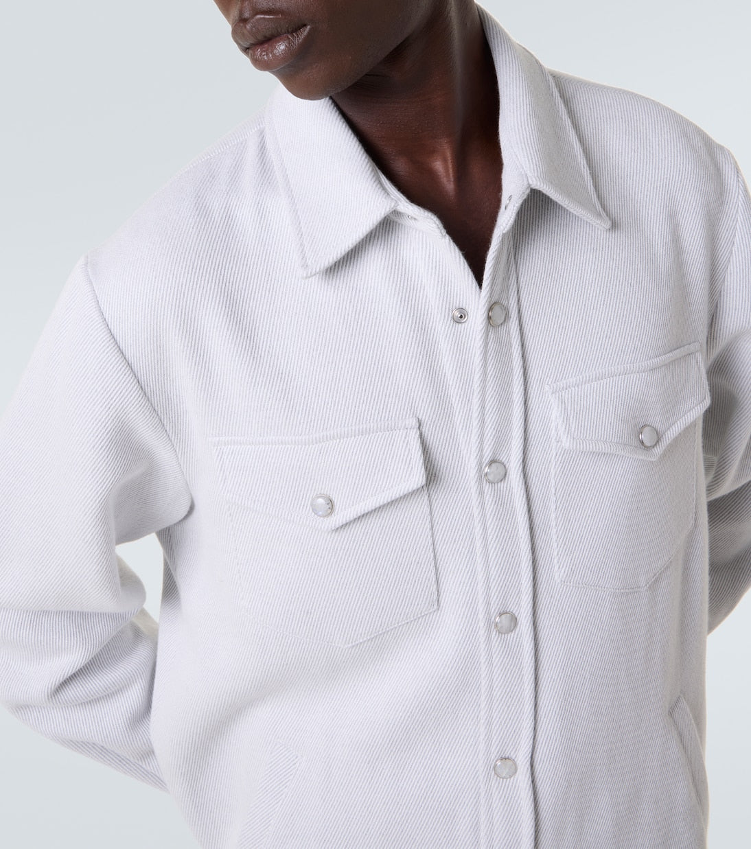 God's True Cashmere - Explorer cashmere and cotton denim jacket