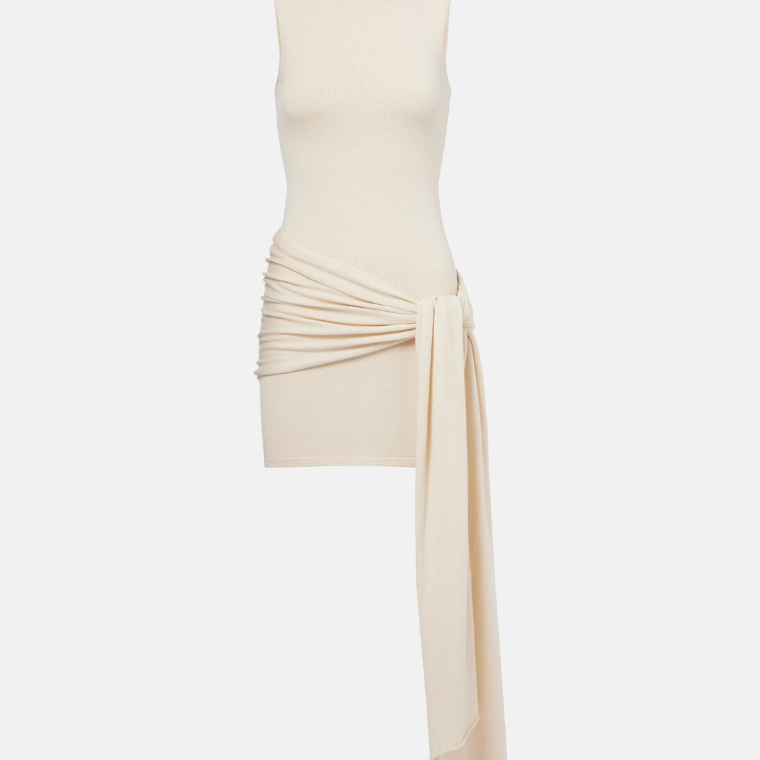 Aya Muse - Knitted silk and cotton minidress