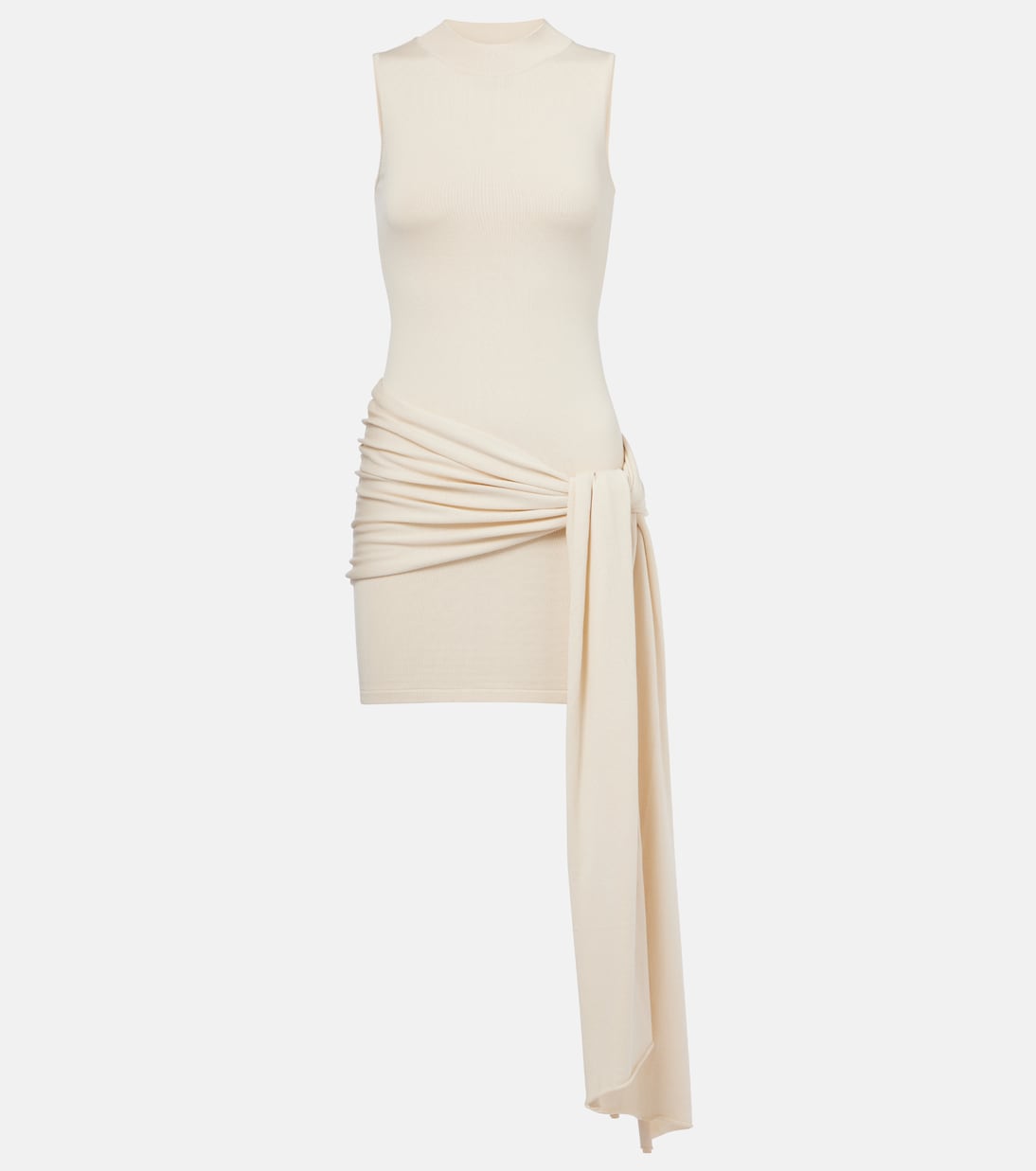 Aya Muse - Knitted silk and cotton minidress