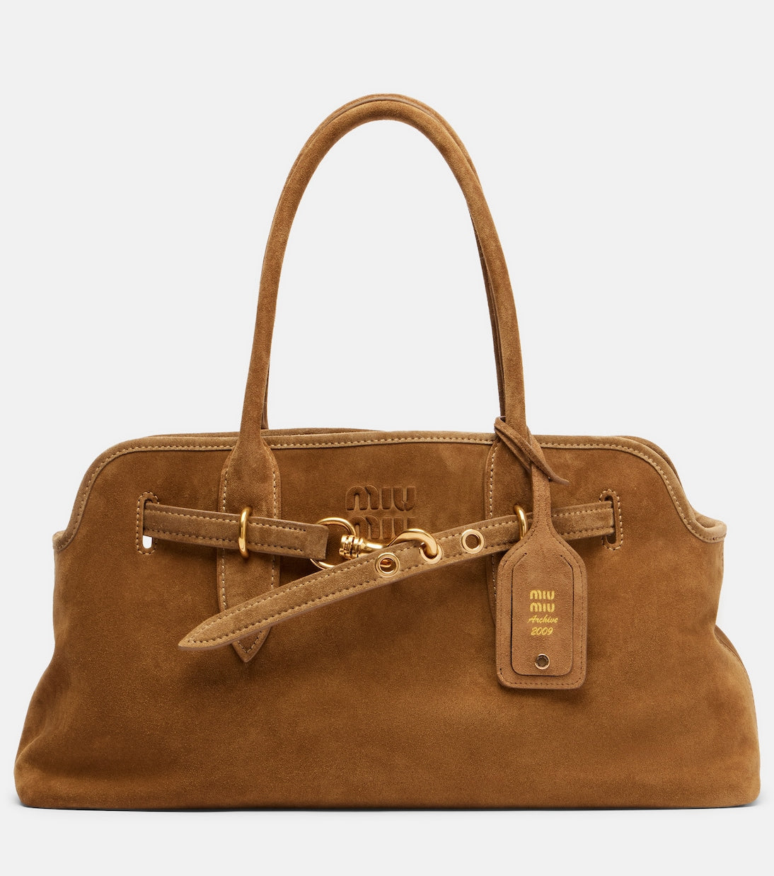 Miu Miu - Adventure suede tote bag
