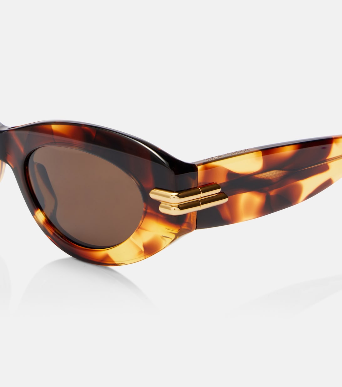 Bottega Veneta - Mitre oval sunglasses