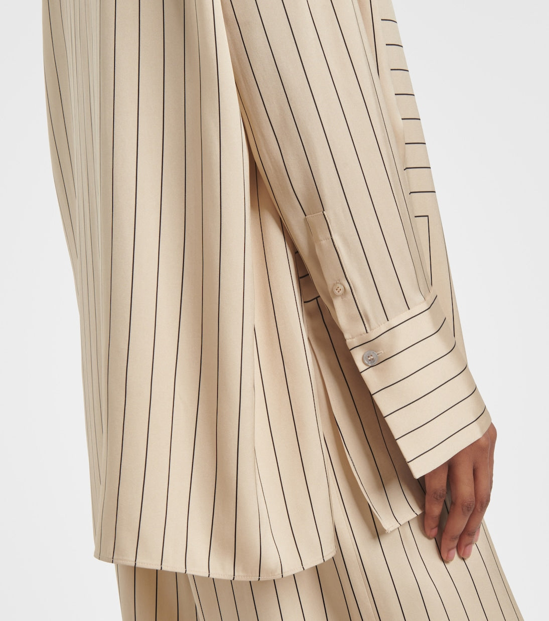 Joseph - Athena striped silk-blend shirt