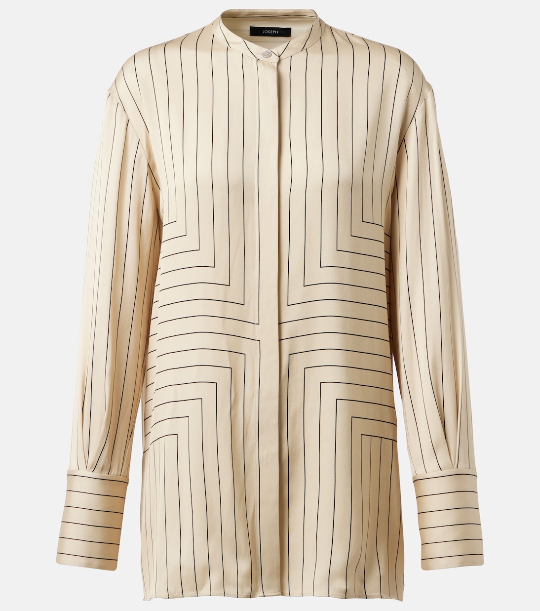 Joseph - Athena striped silk-blend shirt