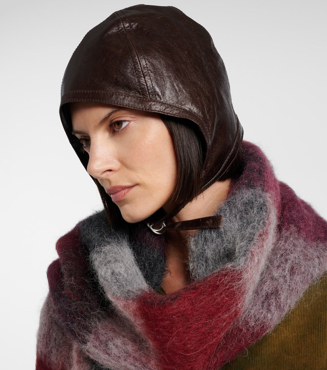 Acne Studios - Belmer embossed leather hat