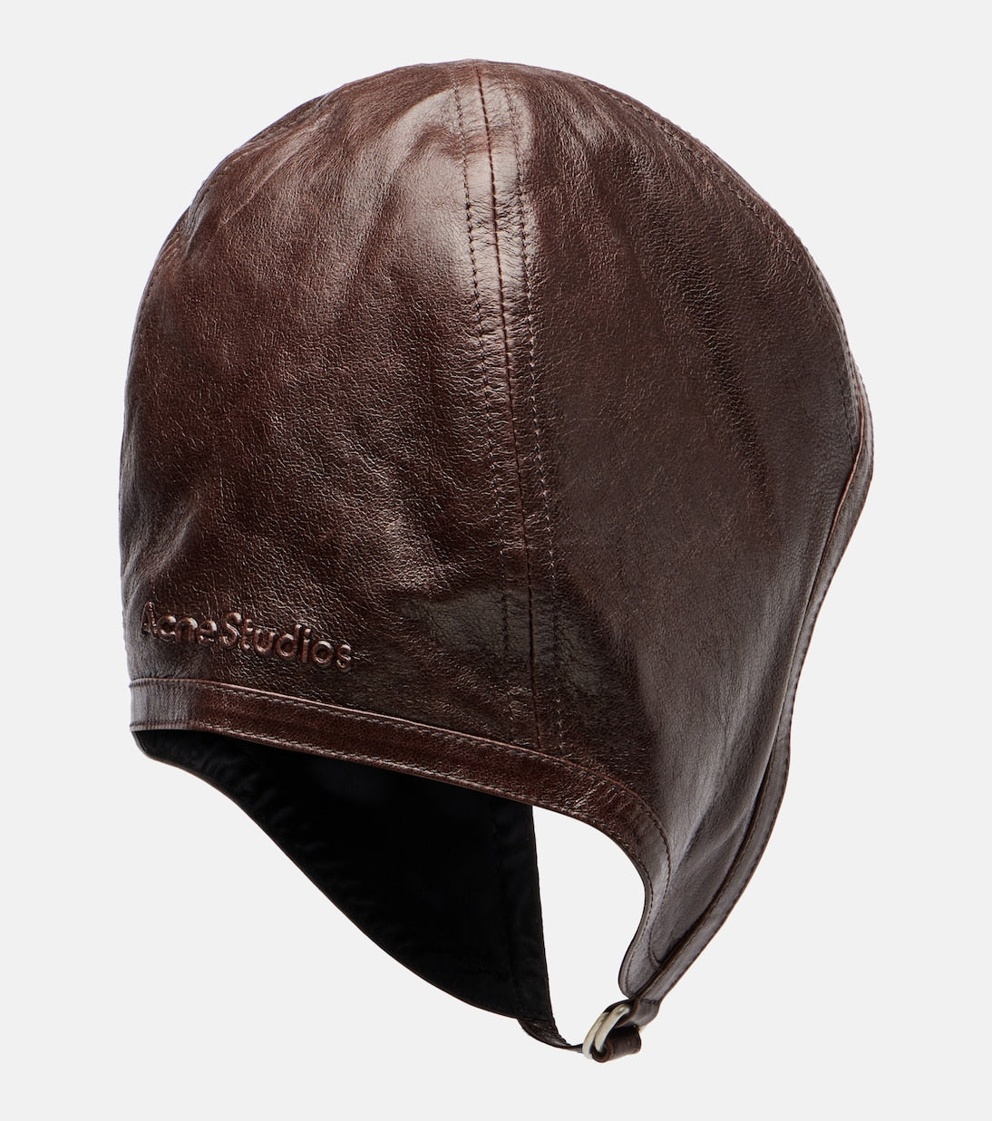 Acne Studios - Belmer embossed leather hat
