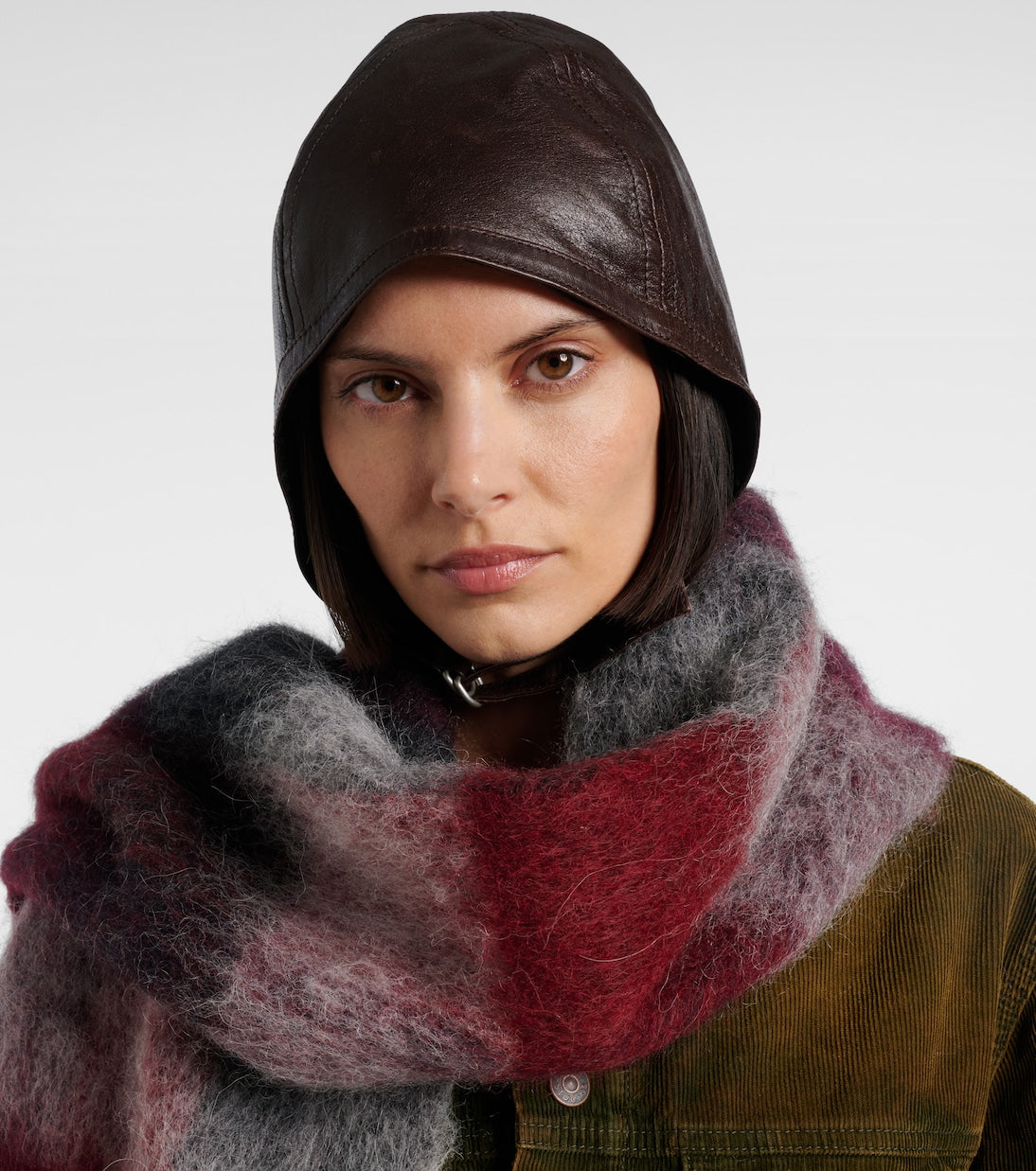 Acne Studios - Belmer embossed leather hat