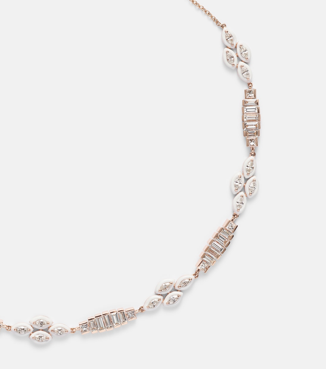 Kamyen - 18kt gold choker with diamonds