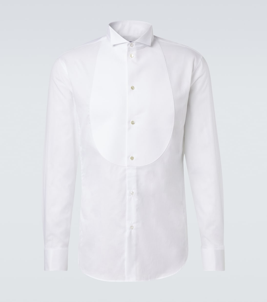 Giorgio Armani - Cotton poplin tuxedo shirt