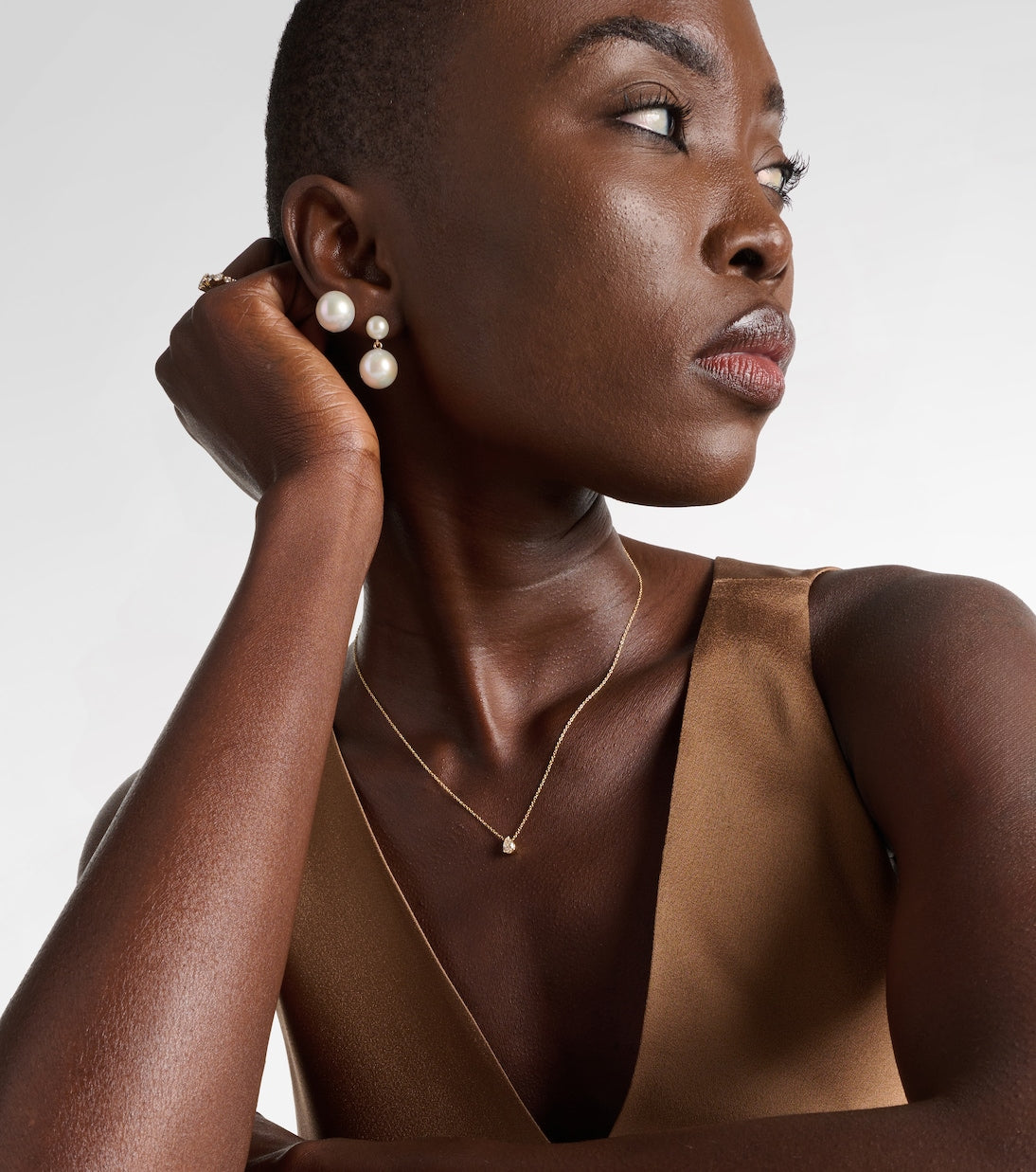 Sophie Bille Brahe - Sky Simple 18kt gold necklace with diamond