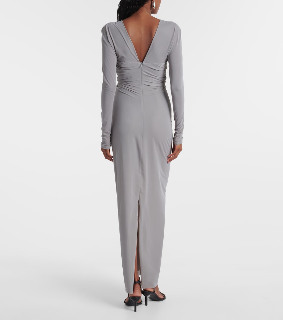Christopher Esber - Molded Venus cutout mesh maxi dress