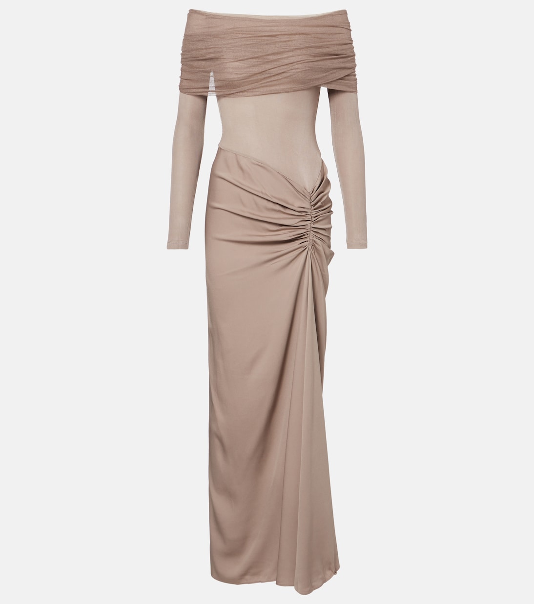 Christopher Esber - Sonora off-shoulder jersey gown