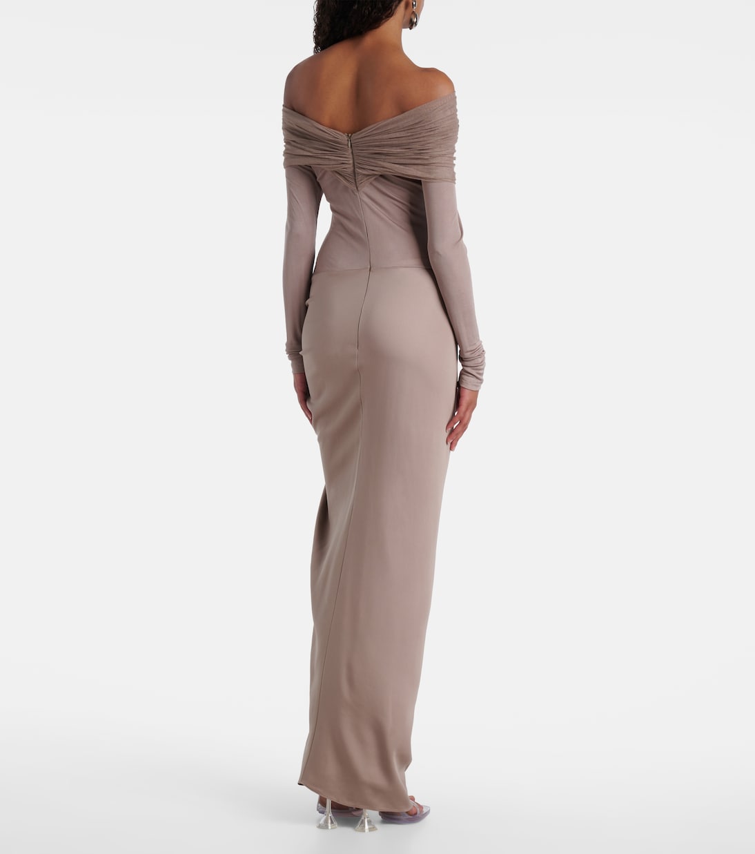 Christopher Esber - Sonora off-shoulder jersey gown