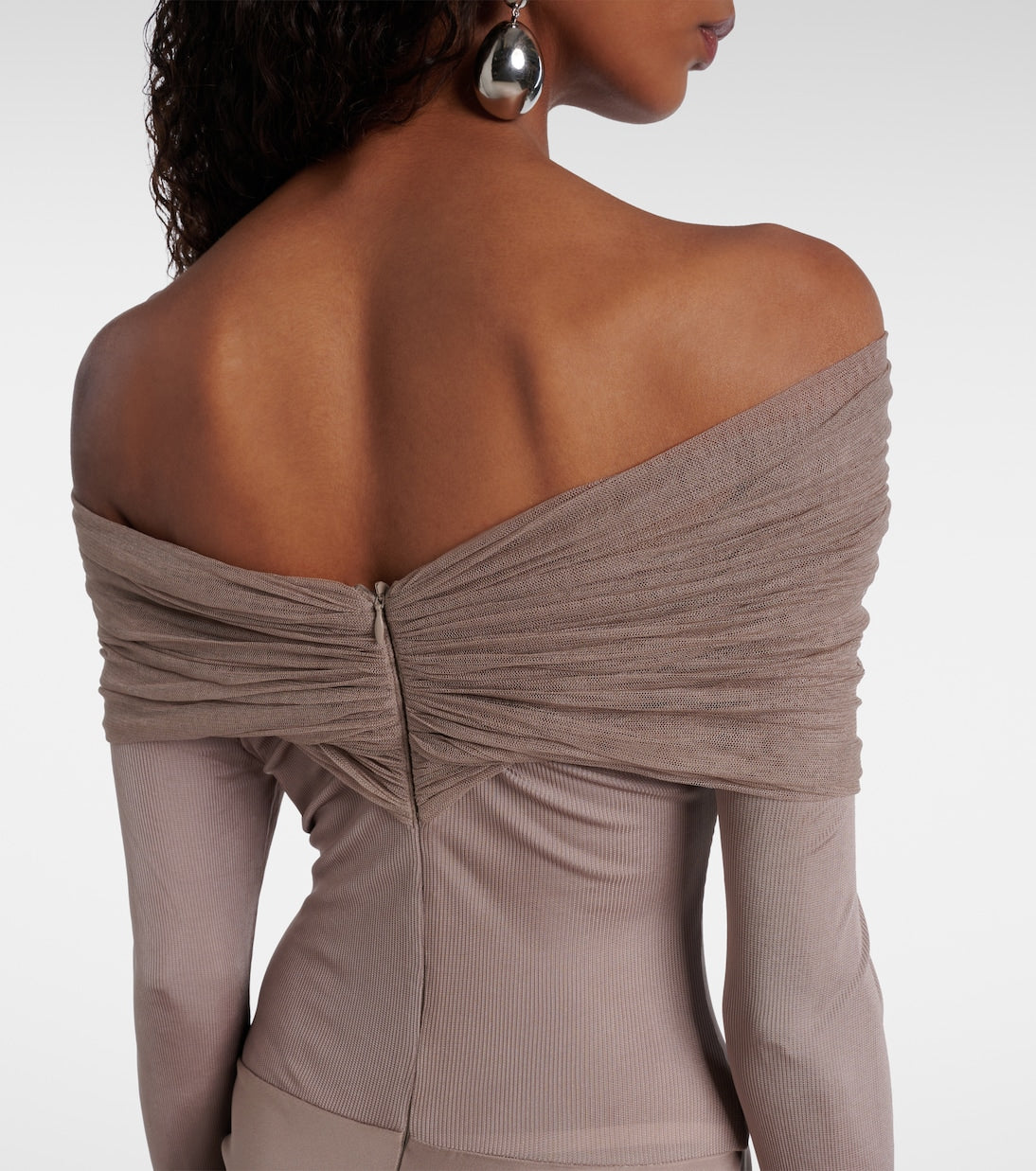 Christopher Esber - Sonora off-shoulder jersey gown