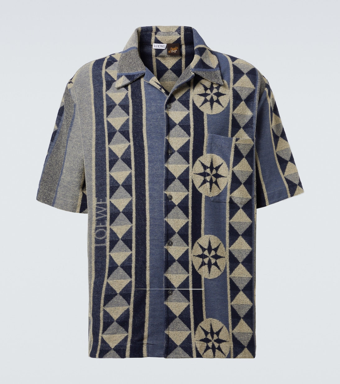 Loewe - Jacquard terry bowling shirt