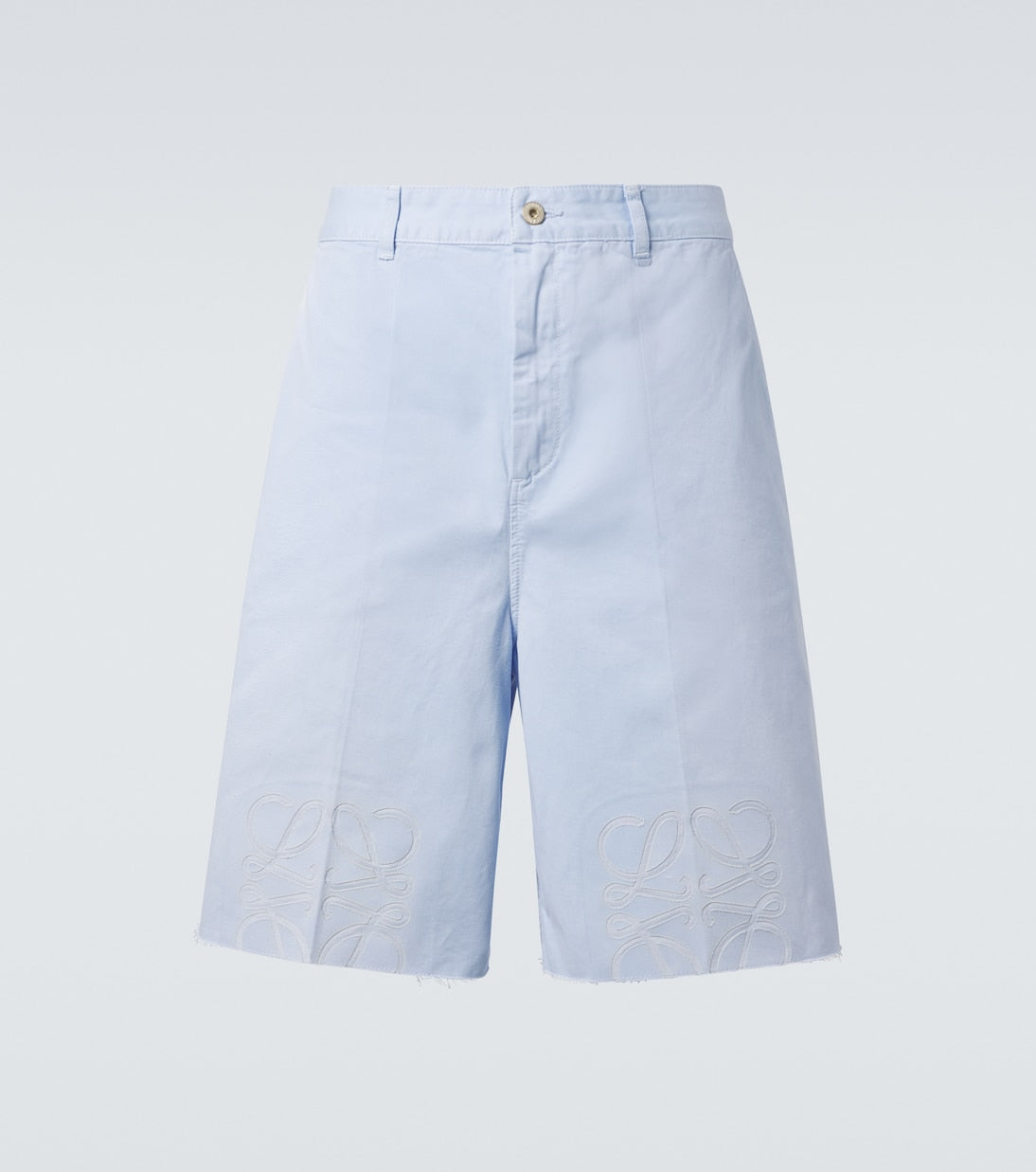 Loewe - Paula's Ibiza Anagram cotton twill Bermuda shorts