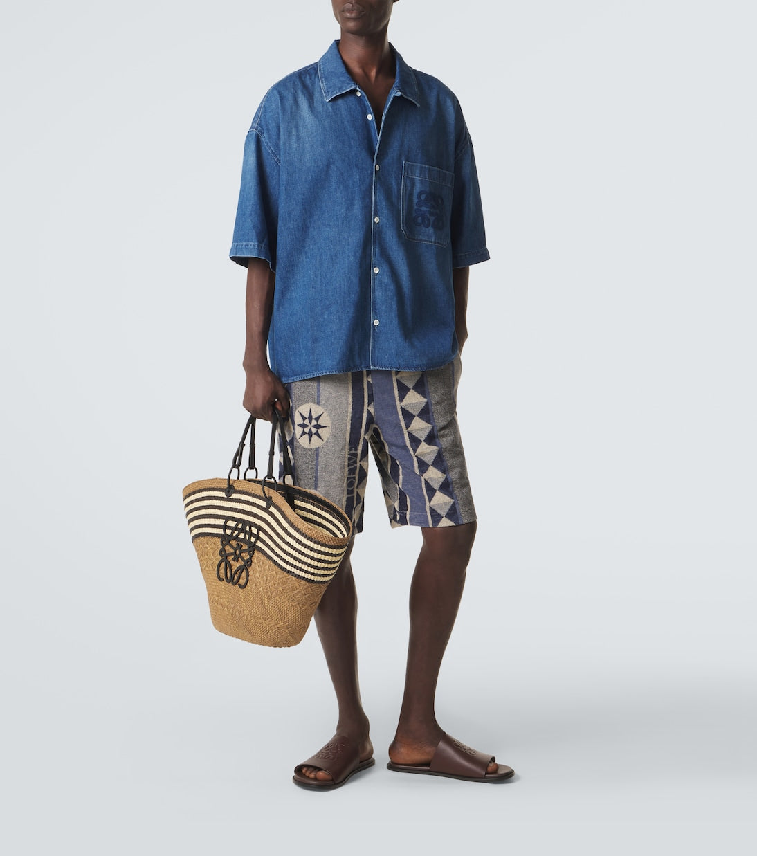 Loewe - Paula's Ibiza denim bowling shirt