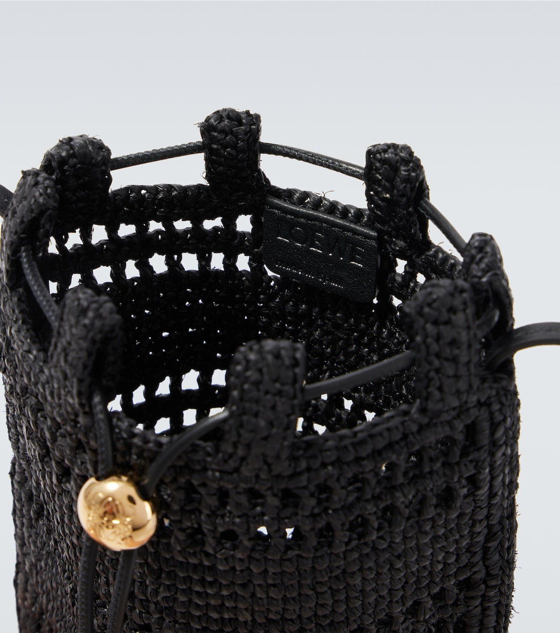 Loewe - Paula's Ibiza logo raffia crossbody bag