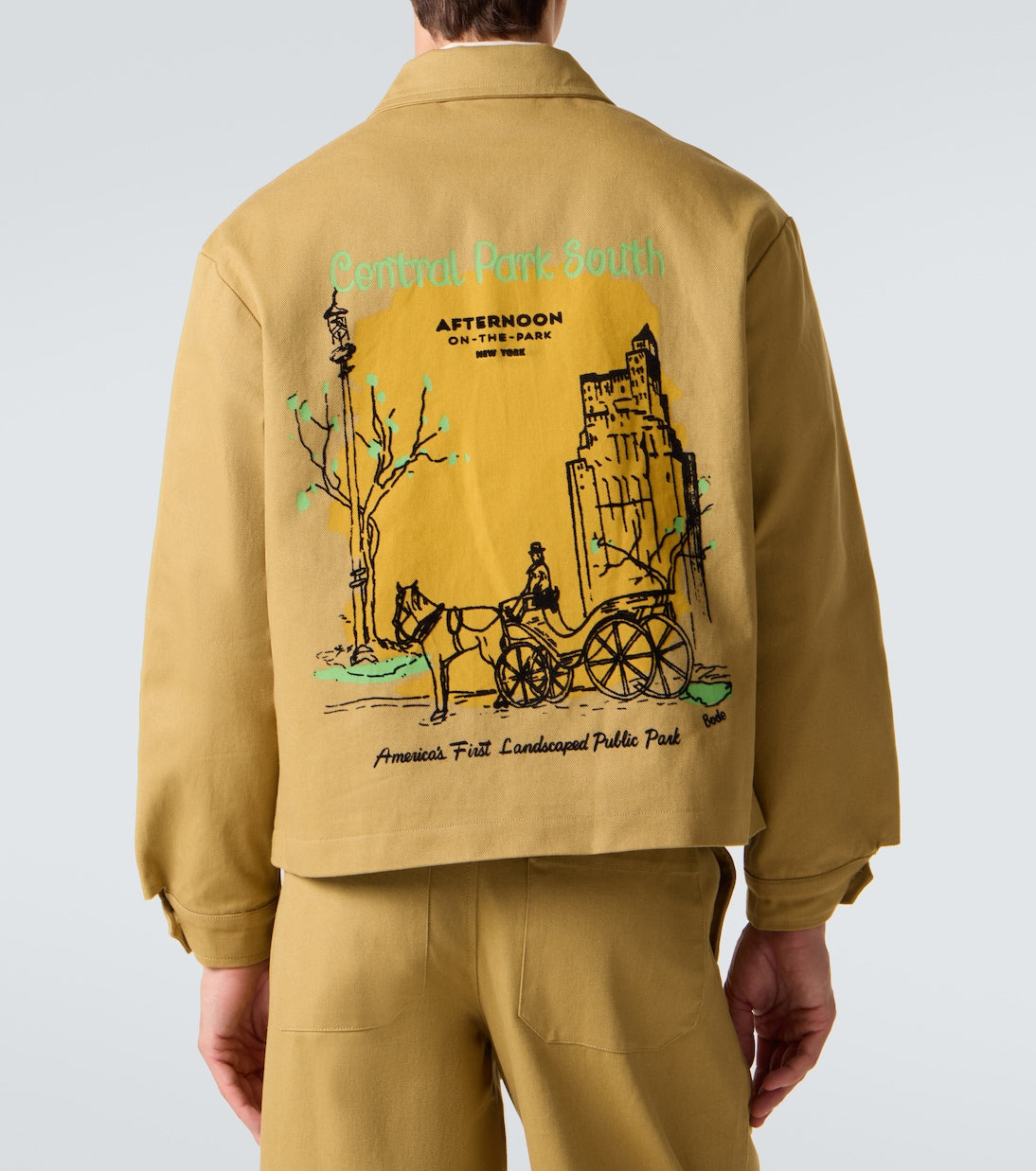 Bode - Central Park cotton blouson jacket