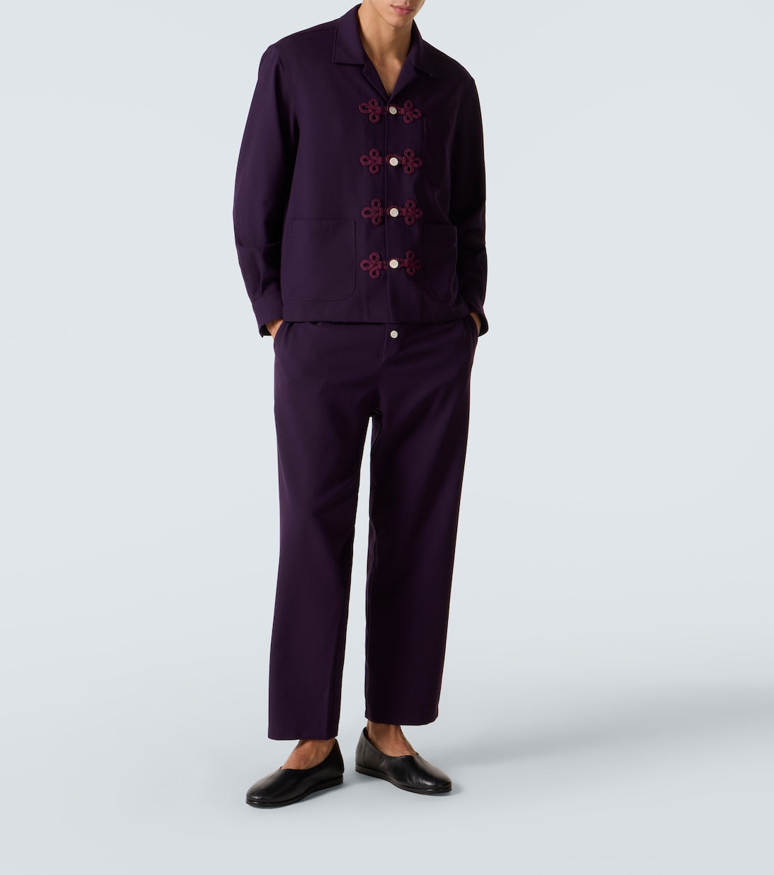 Bode - Astor wool wide-leg pants