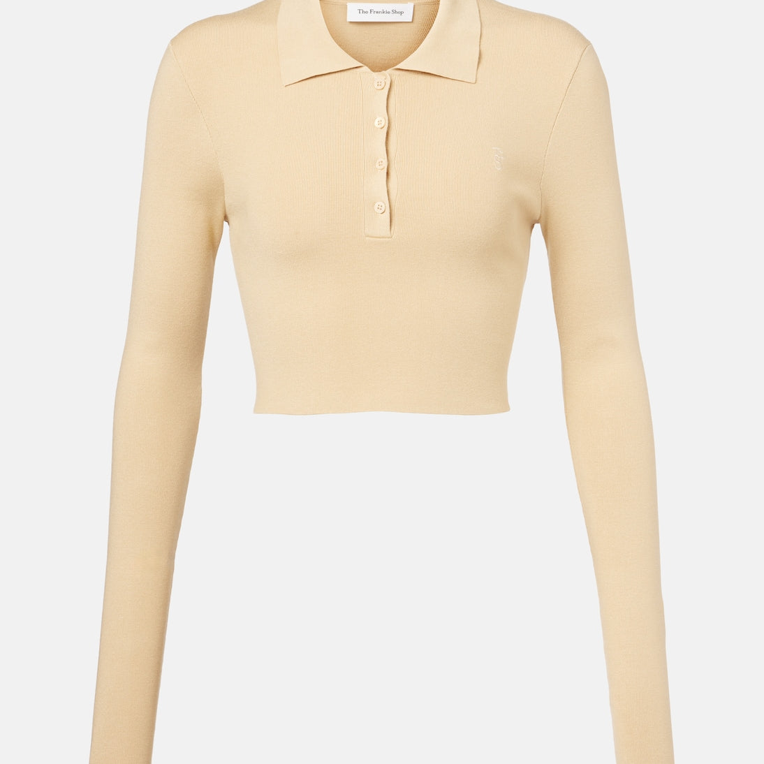 The Frankie Shop - Giselle cropped polo sweater