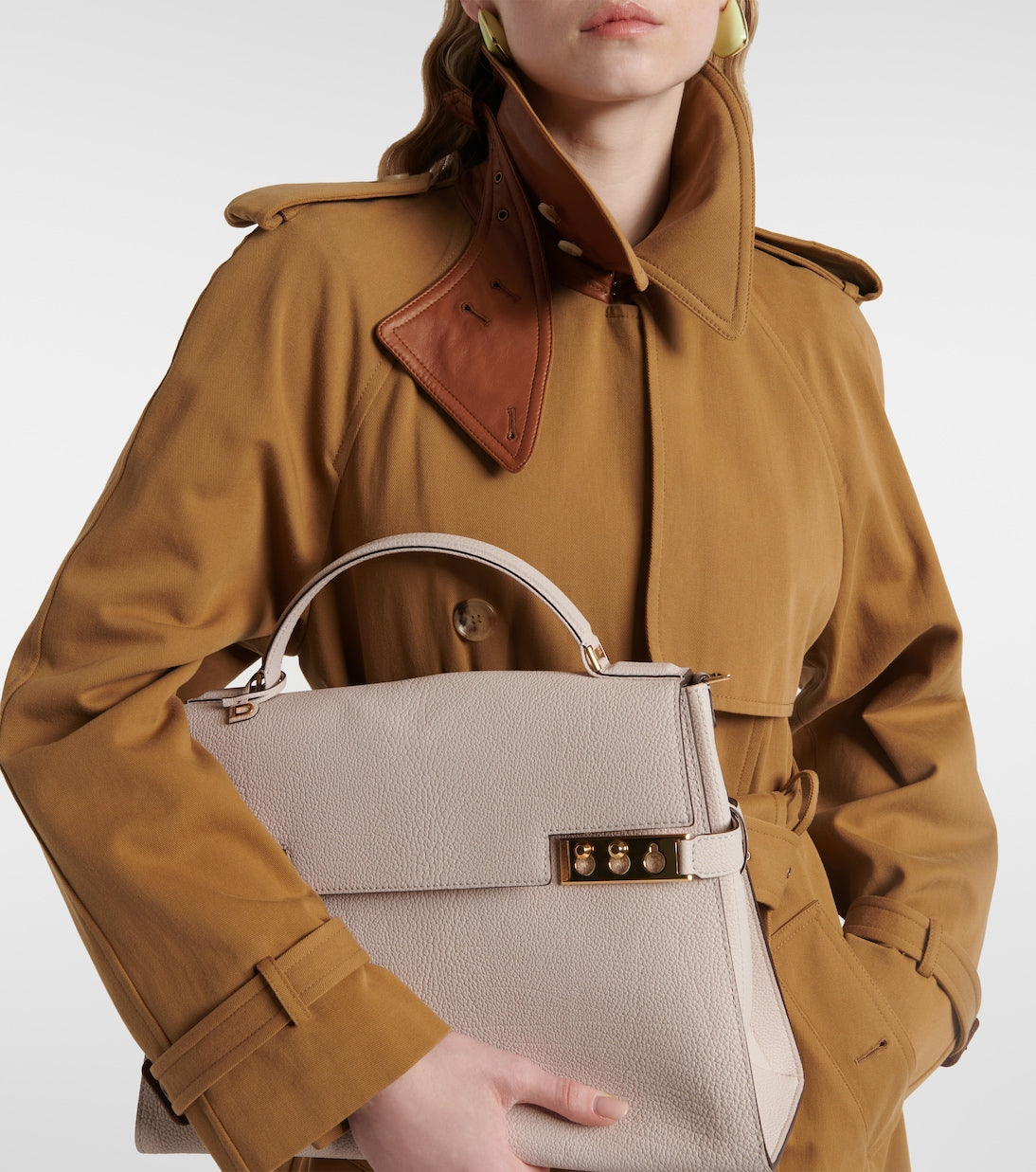 Delvaux - Tempête Large Derby leather tote bag