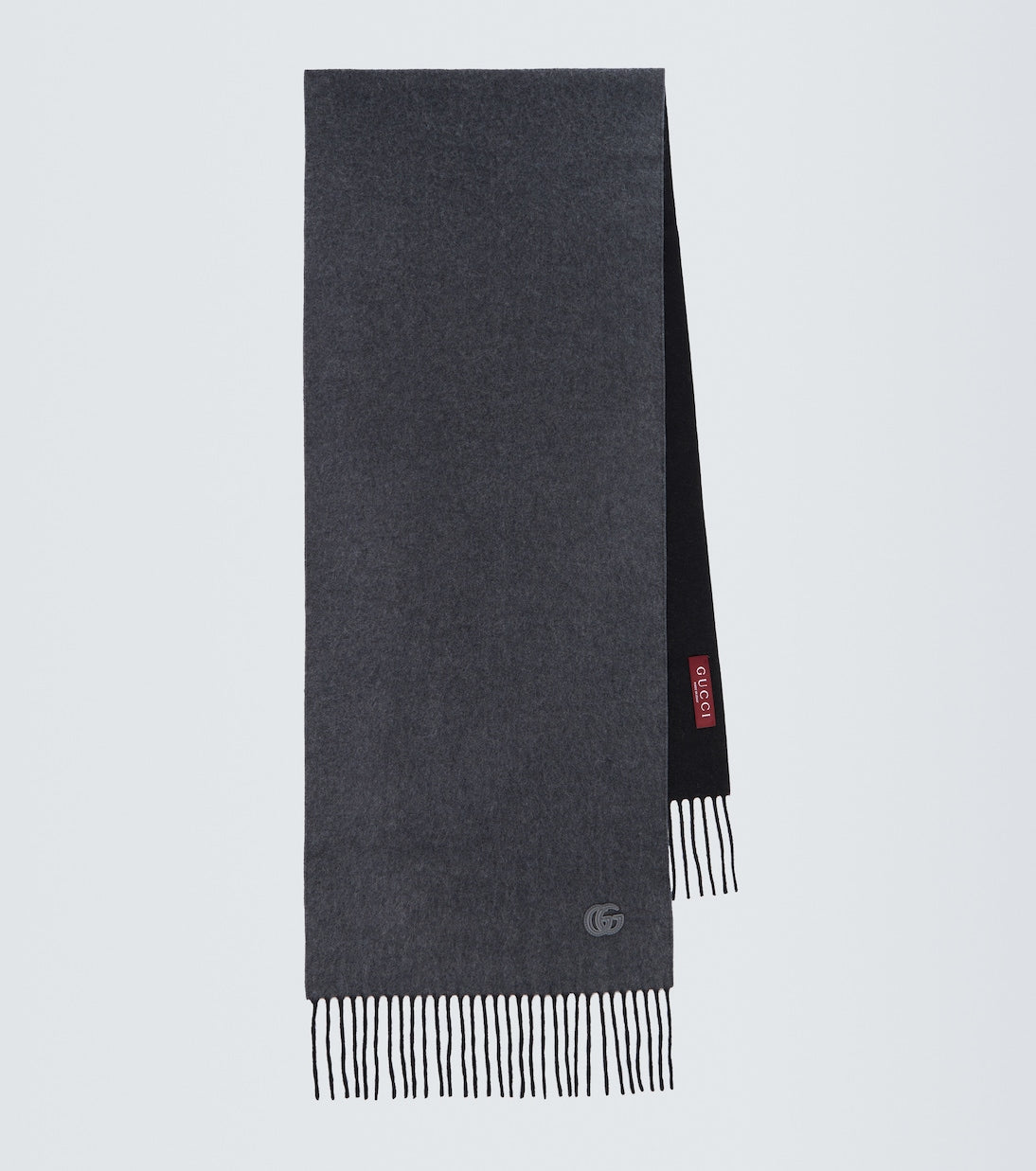 Gucci - GG fringed cashmere scarf