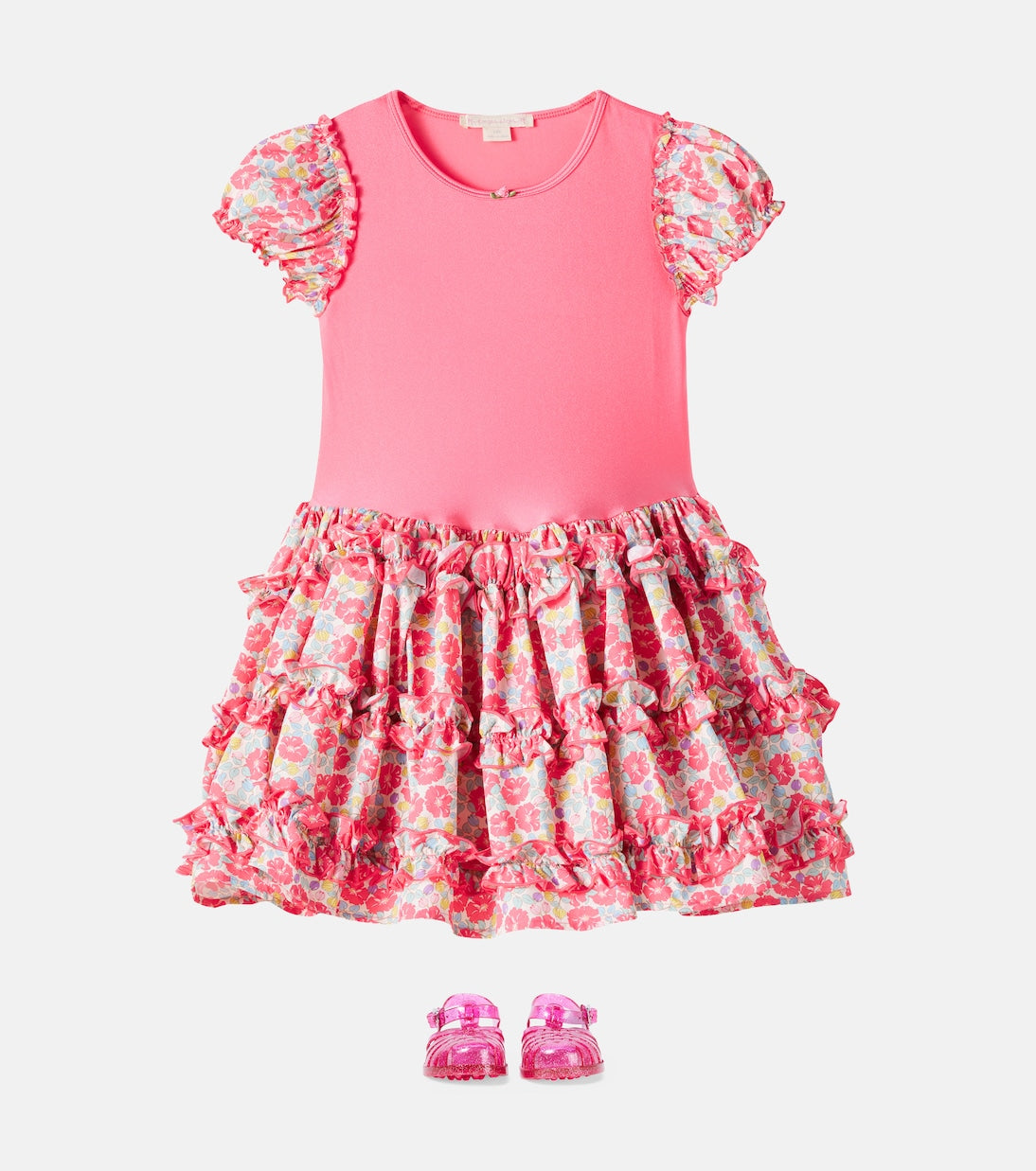 Konges Sløjd - Adeline ruffled floral jersey dress