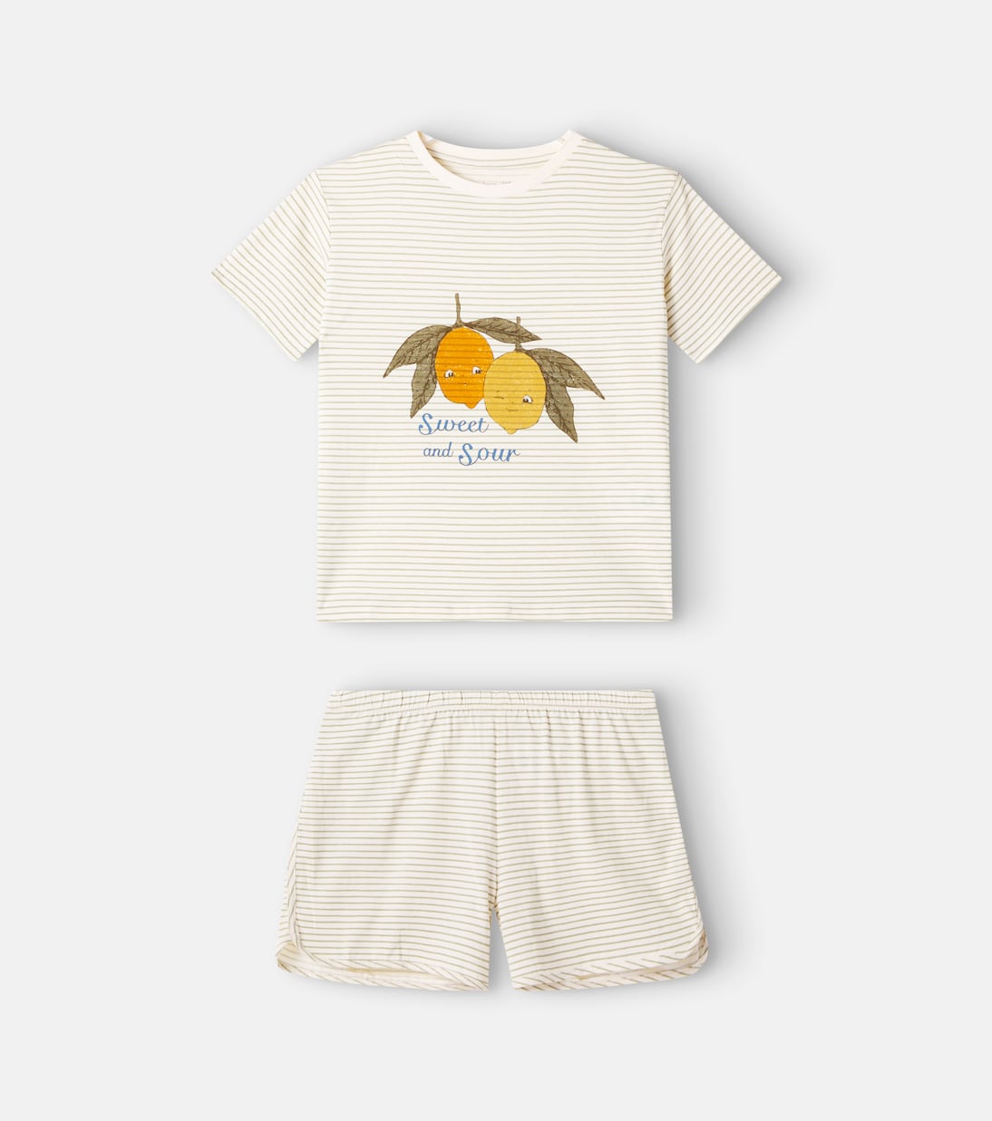 Konges Sløjd - Famo cotton T-shirt and shorts set