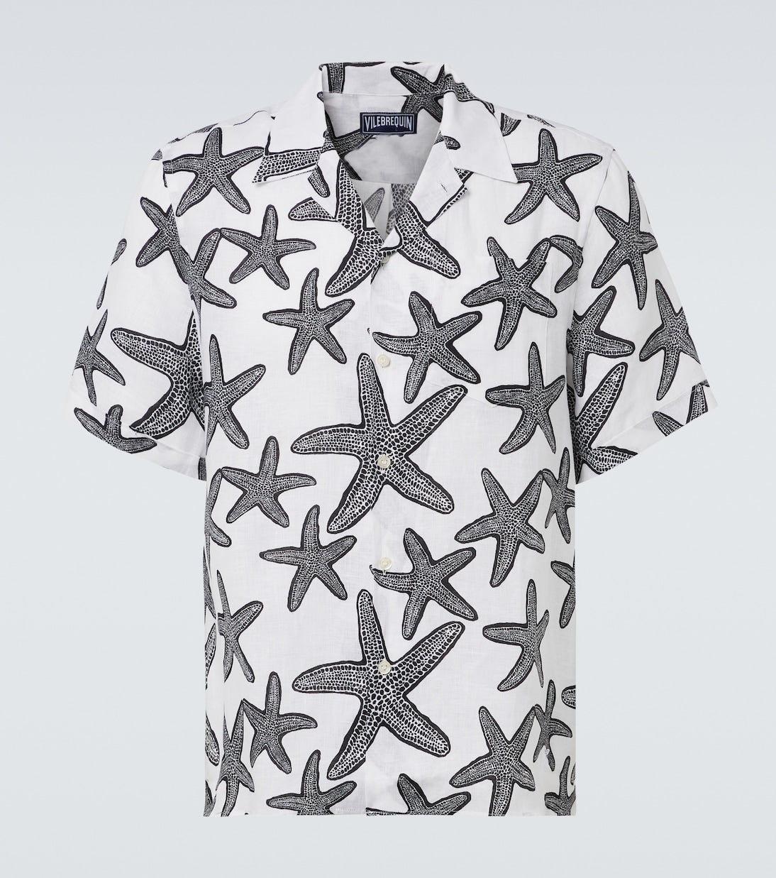 Vilebrequin - Printed linen bowling shirt