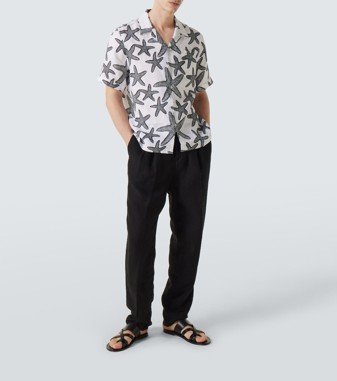 Vilebrequin - Printed linen bowling shirt