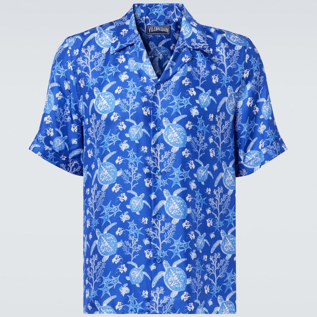 Vilebrequin - Charli printed silk bowling shirt