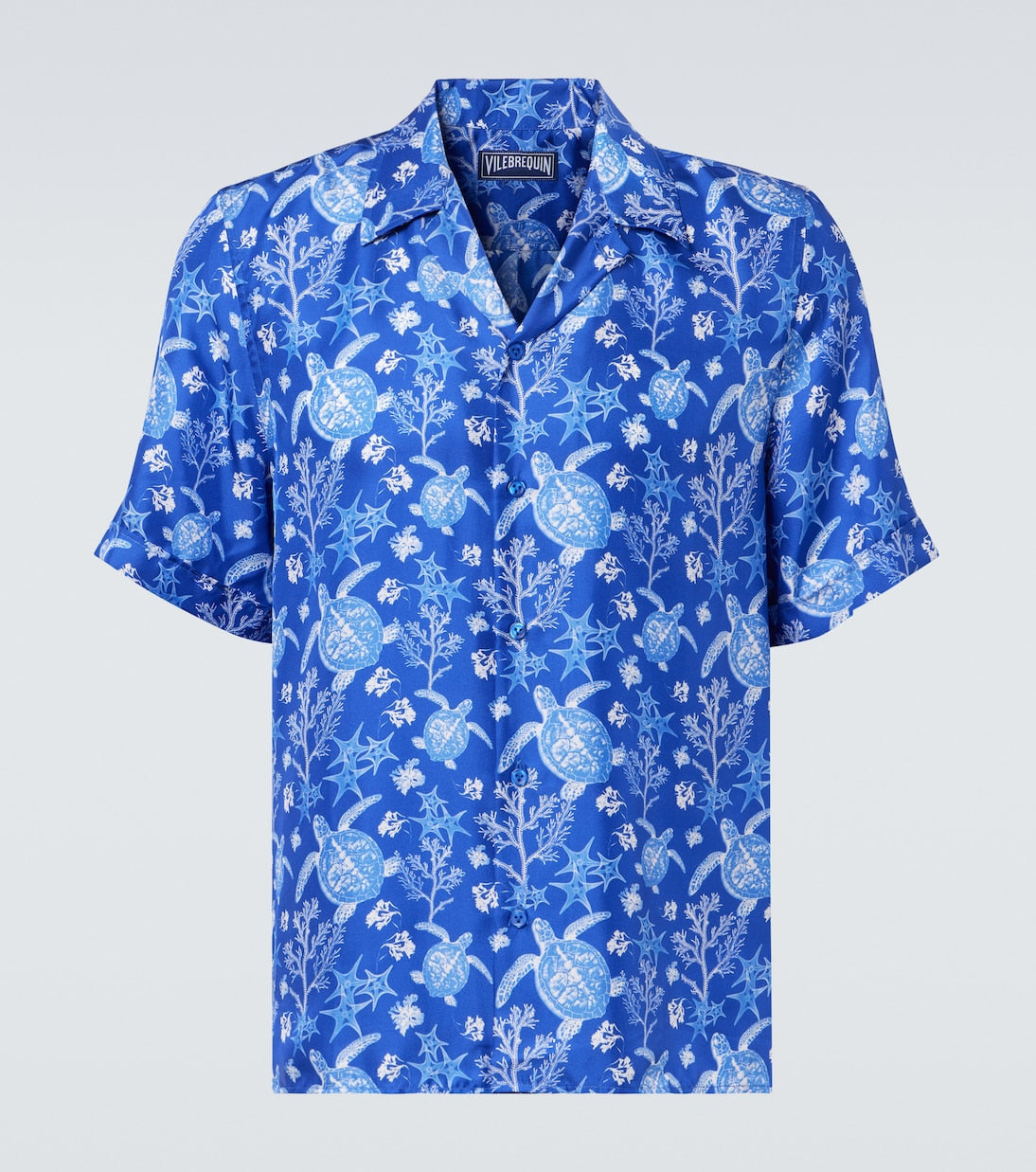 Vilebrequin - Charli printed silk bowling shirt
