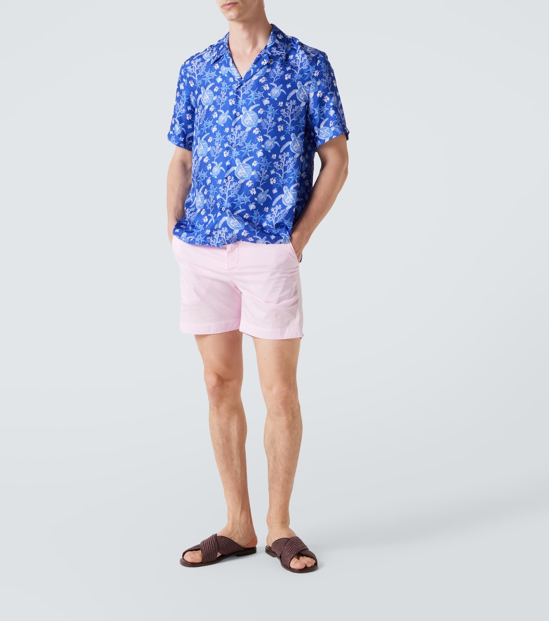 Vilebrequin - Charli printed silk bowling shirt